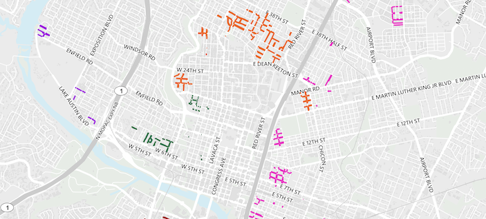 Residential parking zone map